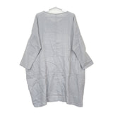 nest Robe リネン 0172-1196 ワンピース ブルーグレー レディース ネストローブ【中古】5-0506M♪