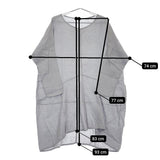 nest Robe リネン 0172-1196 ワンピース ブルーグレー レディース ネストローブ【中古】5-0506M♪