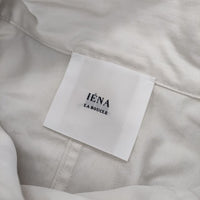 IENA LA BOUCLE コットンナイロンタッサーオーバーコート 定価41800円 コート 24SS ナチュラル ベージュ レディース イエナラブークル【中古】5-0322M∞