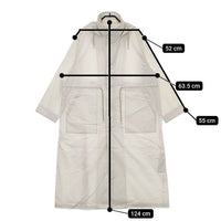 IENA LA BOUCLE コットンナイロンタッサーオーバーコート 定価41800円 コート 24SS ナチュラル ベージュ レディース イエナラブークル【中古】5-0322M∞
