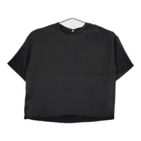 ZARA 半袖 ポリエステル プルオーバー EUR XL USA XL MEX 32 ブラウス シャツ ブラック レディース ザラ【中古】5-0709S∞