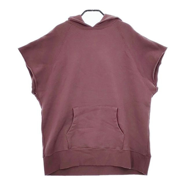 CITYSHOP ノースリーブスウェット 切りっぱなし袖 パーカー パープル レディース シティショップ【中古】5-0416M∞