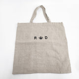 R&D.M.Co- 刺繍 キャンバスリネン トートバッグ ベージュ レディース オールドマンズテーラー【中古】5-0808G◎