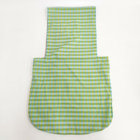 Lin francais d'antan Claudel reversible bag ギンガムチェック ワンハンドル ハンドバッグ キミドリ イエロー レディース ランフランセダンタン【中古】5-0625M◎
