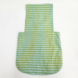 Lin francais d'antan Claudel reversible bag ギンガムチェック ワンハンドル ハンドバッグ キミドリ イエロー レディース ランフランセダンタン【中古】5-0625M◎