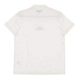 A.P.C. ロゴ刺繍 ハイネック 半袖Ｔシャツ カットソー ホワイト レディース アーペーセー【中古】5-0709S∞