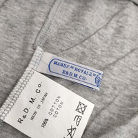 R&D.M.Co- ノースリーブ コットン 首ゴム Ｔシャツ カットソー グレー レディース オールドマンズテーラー【中古】5-0709S∞