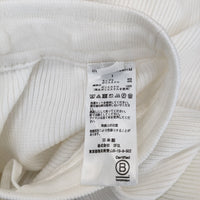 CFCL 新品 POTTERY CUPRO BELL BOTTOM PANTS サイズ1 定価55000円 リブニット パンツ ホワイト レディース シーエフシーエル【中古】4-1219M♪