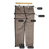 MARGARET HOWELL 578-143409 コットンリネン パンツ グレー レディース マーガレットハウエル【中古】5-0416M∞