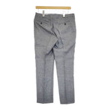 MARGARET HOWELL 578-142403 センタープレススラックス リネン パンツ ブルー レディース マーガレットハウエル【中古】5-0416M∞