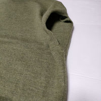 R&D.M.Co- 圧縮 KNIT NO SLEEVE PULLOVER 定価39600円 ウール ニット カーキ レディース オールドマンズテーラー【中古】4-1121T∞