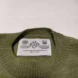 R&D.M.Co- 圧縮 KNIT NO SLEEVE PULLOVER 定価39600円 ウール ニット カーキ レディース オールドマンズテーラー【中古】4-1121T∞