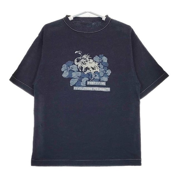 【未使用品】45RPM バックポケット インディゴ Tシャツ M 半袖 未使用品】45RPM バックポケット インディゴ Tシャツ M 半袖