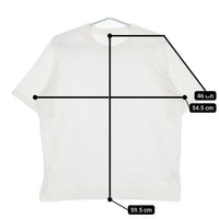 homspun 天竺ラグランリーブTシャツ 221-6381 サイズL 半袖Ｔシャツ カットソー ホワイト レディース ホームスパン【中古】5-0709S∞