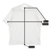 homspun 天竺ラグランリーブTシャツ 221-6381 サイズL 半袖Ｔシャツ カットソー ホワイト レディース ホームスパン【中古】5-0709S∞