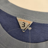 FilMelange VOLKER 231-1001 Vintage tenjiku コットン サイズ3 半袖Ｔシャツ カットソー ブルー レディース フィルメランジェ【中古】5-0709S∞