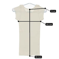 MILFOIL リブ 2分袖インナー MCS-LTS020 オーガニックコットン 半袖Ｔシャツ カットソー ライトグリーン レディース ミルフォイル【中古】5-0709S∞