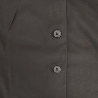 shinyaseki シンヤセキ サイドボタン コットンコート ワンピース ブラック レディース【中古】5-0416M∞