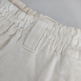 MHL. 595-3132501 WORN LINEN COTTON DRILL  ロングスカート 23SS オフホワイト レディース エムエイチエル【中古】5-0119M∞