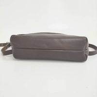 MHL. TOUGH LEATHER レザー ショルダーバッグ ブラウン レディース エムエイチエル【中古】5-0319G∞