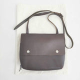 MHL. TOUGH LEATHER レザー ショルダーバッグ ブラウン レディース エムエイチエル【中古】5-0319G∞