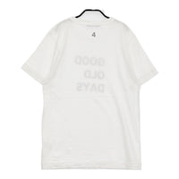 R&D.M.Co- 未使用 GOOD OLD DAYS プリントTシャツ 定価13200円 ＋ingmarket14 半袖 ホワイト レディース オールドマンズテーラー【中古】5-0608S♪