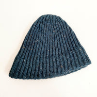 mature ha slant cutting knit cap british 定価10000円 MK-2606MN ニット帽 ニットキャップ ブルーグリーン メンズ マチュアーハ【中古】4-1220T◆