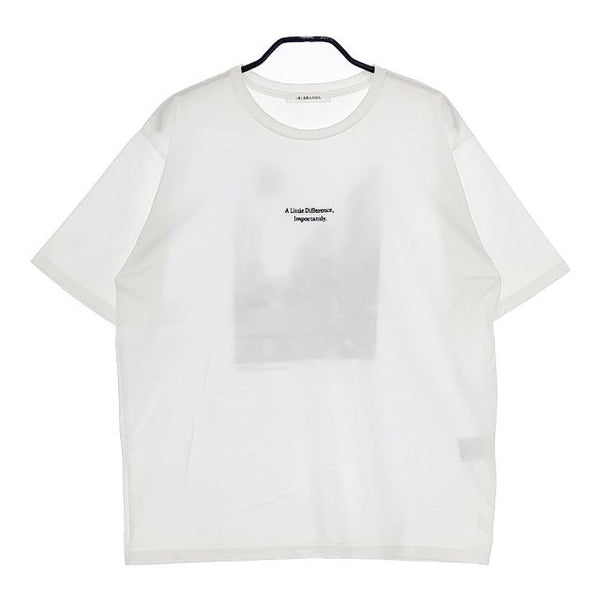 ＋81BRANCA PHOTO Ｔシャツ 定価6930円 半袖Ｔシャツ カットソー 23SS ホワイト レディース ハチイチブランカ【中古】5-0612S∞