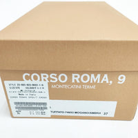 CORSO ROMA 9 23SS OPEN/T CROSS サンダル 定価19250円 37サイズ イタリア製 サンダル ブラウン レディース コルソローマ【中古】5-0625S◎