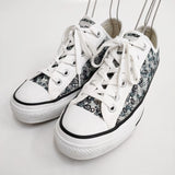 mina perhonen/CONVERSE skyful ALL STAR 刺繍 25.5cm スニーカー 24SS グリーングレー レディース ミナペルホネン/コンバース【中古】4-1011G♪