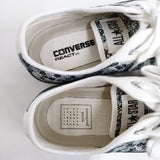 mina perhonen/CONVERSE skyful ALL STAR 刺繍 25.5cm スニーカー 24SS グリーングレー レディース ミナペルホネン/コンバース【中古】4-1011G♪