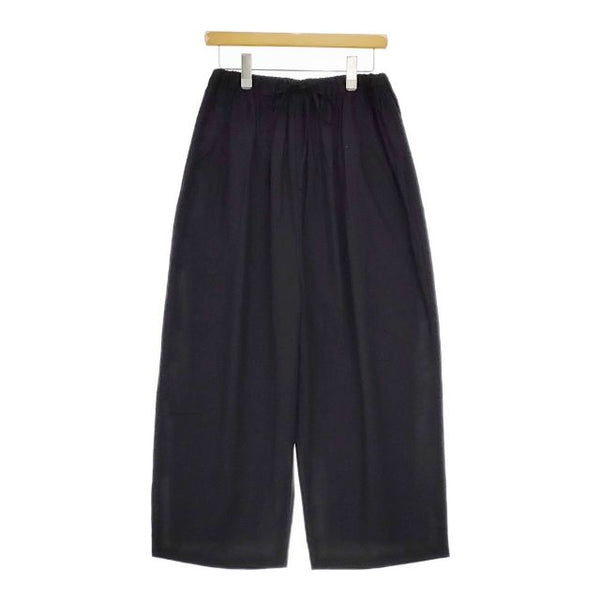 TRAVAIL MANUEL ワイドイージー レーヨンポリエステル  パンツ ブラック レディース トラバイユマニュアル【中古】5-0416G∞