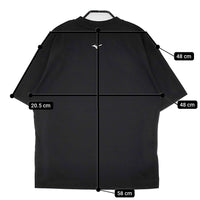 MARGARET HOWELL/Mizuno COTTON POLYESTER JERSEY 578-4154009 Tシャツ 24SS ブラック レディース マーガレットハウエル/ミズノ【中古】5-0608S♪