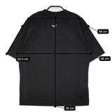 MARGARET HOWELL/Mizuno COTTON POLYESTER JERSEY 578-4154009 Tシャツ 24SS ブラック レディース マーガレットハウエル/ミズノ【中古】5-0608S♪