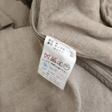 DAILY WIM NEELS リネン サイズ36 ボタンレス ノーカラージャケット ベージュ レディース デイリーウィムニールス【中古】5-0405M♪