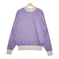 HERILL Suvincotton Sweatshirts 定価41800円 23-080-HL-8050-1 トレーナー スウェット 23SS パープル メンズ ヘリル【中古】5-0108M∞