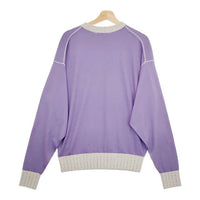 HERILL Suvincotton Sweatshirts 定価41800円 23-080-HL-8050-1 トレーナー スウェット 23SS パープル メンズ ヘリル【中古】5-0108M∞