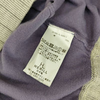 HERILL Suvincotton Sweatshirts 定価41800円 23-080-HL-8050-1 トレーナー スウェット 23SS パープル メンズ ヘリル【中古】5-0108M∞