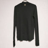 MUSE de Deuxieme Classe WOOLY RIB ハイネック プルオーバー ニット 23AW ブラック レディース ミューズドゥドゥーズィエムクラス【中古】4-1121T∞