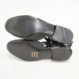 ANNE VALERIE HASH アンクルストラップ サイズ37 フラット パンプス ブラック レディース アンヴァレリーアッシュ【中古】5-0625M◎