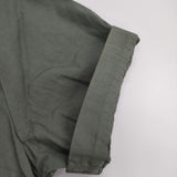 DRIES VAN NOTEN プルオーバー コットン 半袖シャツ カーキ レディース ドリスヴァンノッテン【中古】5-0612S∞