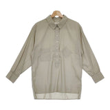 Band of Outsiders/Ray Beams ワークシャツ プルオーバー pajama shirt 長袖シャツ グレー レディース バンドオブアウトサイダーズ/レイビームス【中古】5-0204M∞