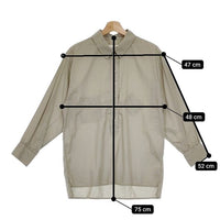 Band of Outsiders/Ray Beams ワークシャツ プルオーバー pajama shirt 長袖シャツ グレー レディース バンドオブアウトサイダーズ/レイビームス【中古】5-0204M∞