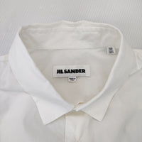 JIL SANDER オーバーサイズバックフォト長袖シャツ JSUO741246 MO244130A 長袖シャツ ホワイト メンズ ジルサンダー【中古】4-1014M♪