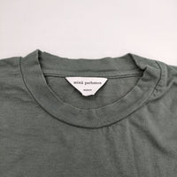 mina perhonen mukava ai8514u サイズM 半袖Ｔシャツ カットソー グリーン メンズ ミナペルホネン【中古】5-0612S∞