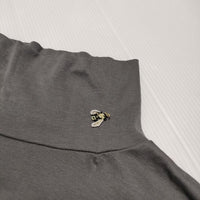 ANTIPAST Cotton Frice High Neck T-Shirts with Bee 定価13200円 長袖Ｔシャツ カットソー ロンＴ グレー レディース アンティパスト【中古】4-1205M∞