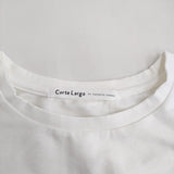Corte Largo コルテラルゴ D30-12503 サイズM ポケット付き 長袖Ｔシャツ カットソー ロンＴ ホワイト レディース【中古】5-0227M♪