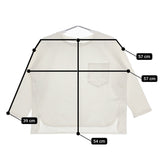 Corte Largo コルテラルゴ D30-12503 サイズM ポケット付き 長袖Ｔシャツ カットソー ロンＴ ホワイト レディース【中古】5-0227M♪