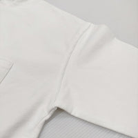 Corte Largo コルテラルゴ D30-12503 サイズM ポケット付き 長袖Ｔシャツ カットソー ロンＴ ホワイト レディース【中古】5-0227M♪