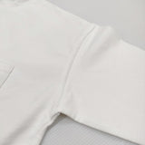 Corte Largo コルテラルゴ D30-12503 サイズM ポケット付き 長袖Ｔシャツ カットソー ロンＴ ホワイト レディース【中古】5-0227M♪